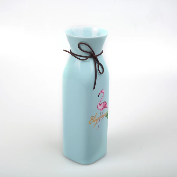 Elegance Mavi Seramik Vazo 25cm - 3