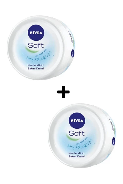 NIVEA Soft Nemlendirici Bakım Kremi 100 Ml 2 Li Paket