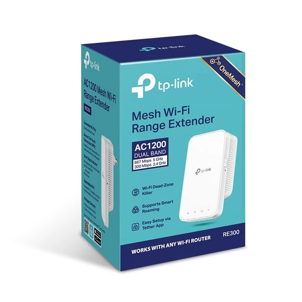 TP-Link RE300 Kablosuz AC1200 Menzil Genişletici