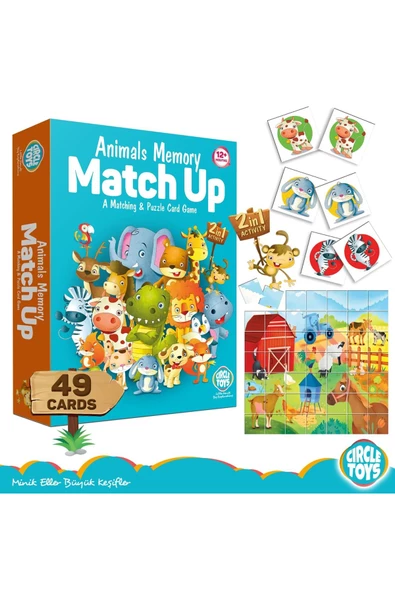 Animals Memory Match Up