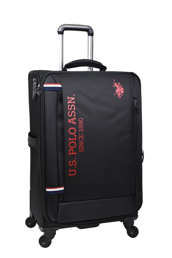 U.S. Polo Assn. Valiz Orta Boy Siyah Kumaş Valiz ürün görseli