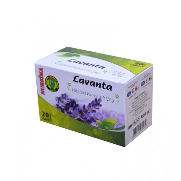 Nursima Lavanta Çayı 20 Adet Süzen Poşet Çay