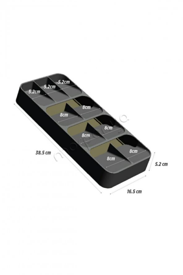 9 Bölmeli Çekmece Kaşıklık - 3