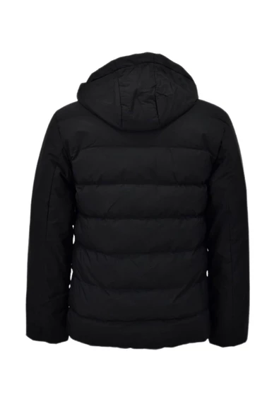 Erkek Kapüşonlu Kapitone Spor Mont  99506 BGL-ST04170 - Resim 4