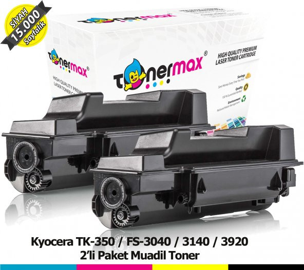 Kyocera FS-3640MFP Muadil Toner 2'li Paket