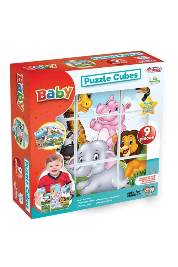 Dede Oyuncak Resimli Küpler Dokuzlu - Resim 5