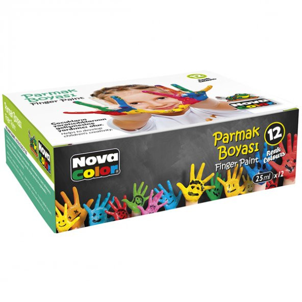 Nova Color Parmak Boyası 12 Li Takım NC-460 ürün görseli 1