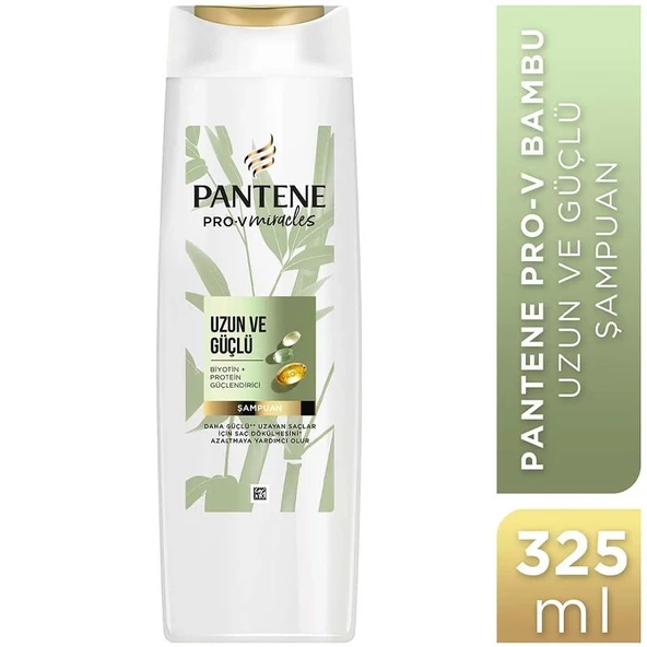 Pantene Şampuan Uzun Ve Güçlü Bambu Özlü 325 Ml