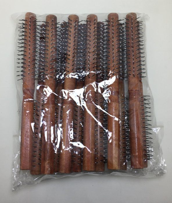 RD-557 Koyu Ahşap Renk Saç Fırçası Tarak - 2