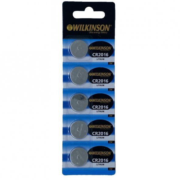 WILKINSON 2016 3V Lityum Düğme Pil 5li Paket
