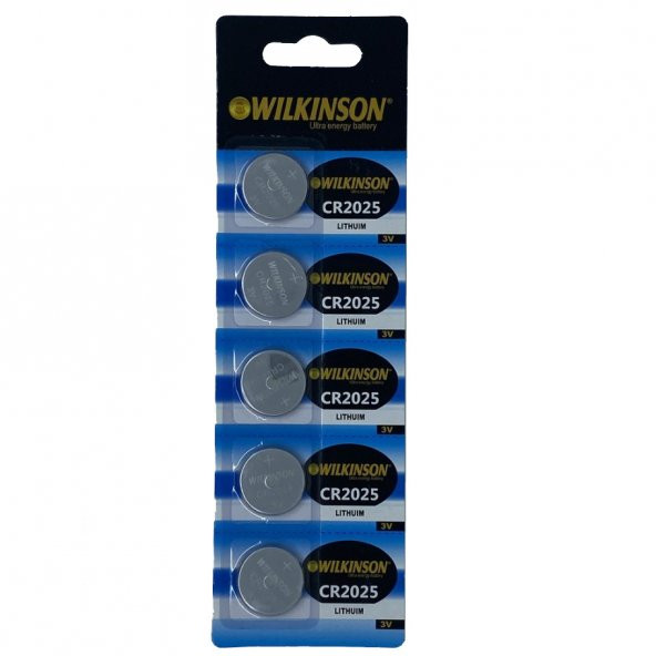 WILKINSON 2025 3V Lityum Düğme Pil 5li Paket