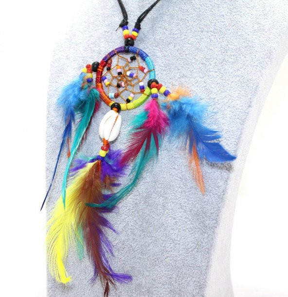 Kolyeli Düş Kapanı Dreamcatcher Rüyakapanı Dekoratif Hediyelik ürün görseli 1