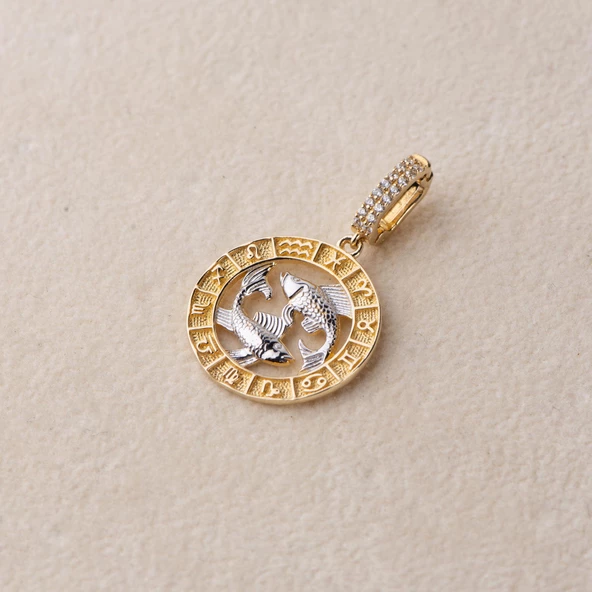Balık Burç Altın Charm 2,93 gr - 5