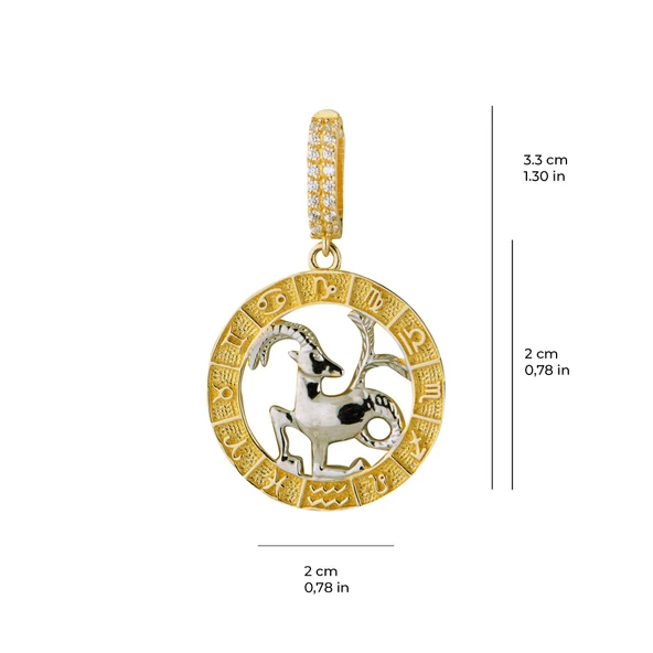 Oğlak Burç Altın Charm 2,68 gr - 3