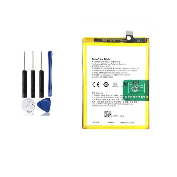 Realme C25Y İle Uyumlu İthal Pil Batarya BLP771 ürün görseli 1