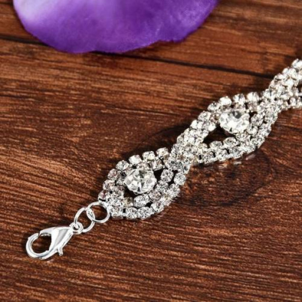 Zarif Deluxe Kristal Bileklik LÜKS VE ŞIK TASARIM - 4