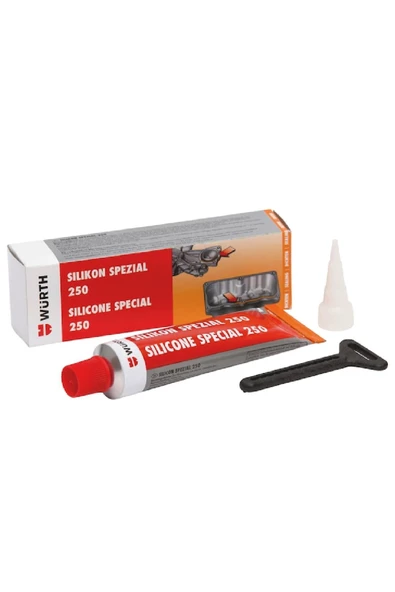 Würth Silikon Sıvı Conta Siyah 250c 70 ml