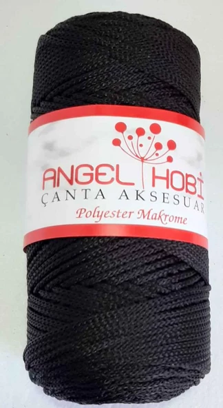 Angel Çanta Aksesuar Siyah Renk Polyester Makrome