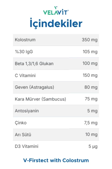 Velavit V-Firstect with Colostrum - 2