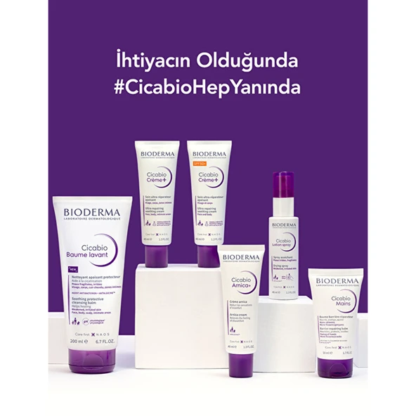 Bioderma Cicabio Dövmeli Ciltler İçin Temizleyici ve Onarıcı Bakım Kiti - Resim 5