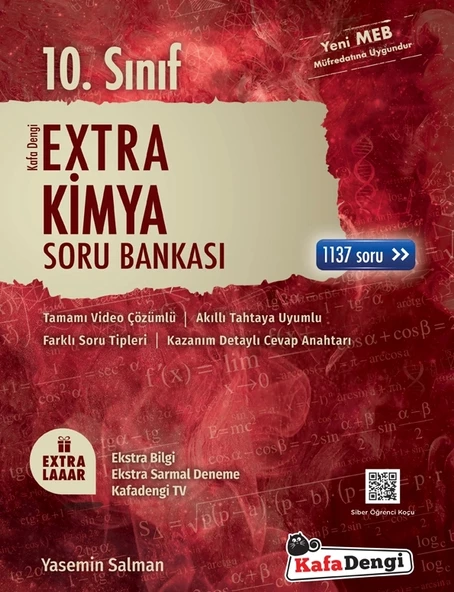 KAFA DENGİ YAYINLARI 10.SINIF EKSTRA KİMYA SORU BANKASI