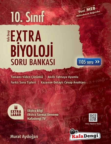 KAFA DENGİ YAYINLARI 10.SINIF EKSTRA BİYOLOJİ SORU BANKASI