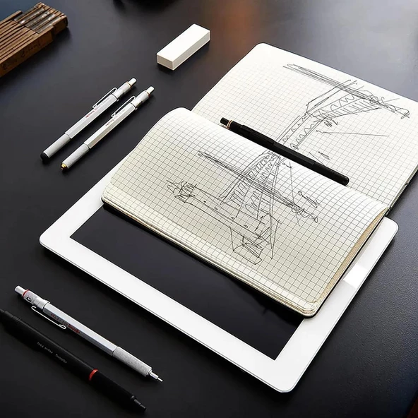 Rotring Rapid Pro Versatil Kalem 0.7 Siyah 1904257 - 11