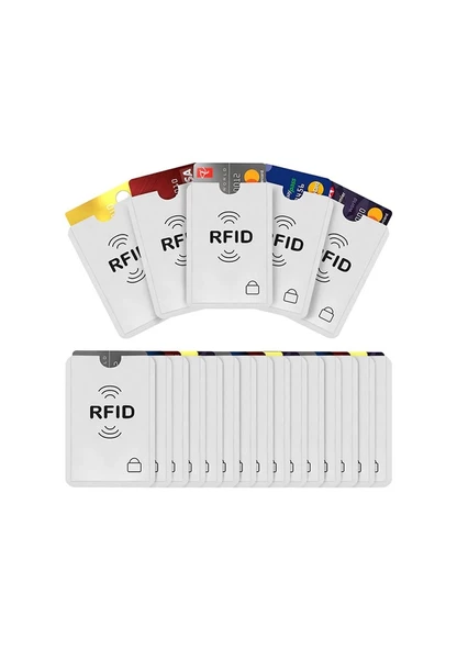 Manyetik Kredi Kartı Koruyucu Temassız Engelleyici Rfid Alüminyum N11.3036 - 2