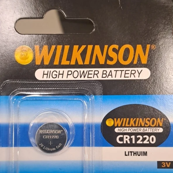 WILKINSON CR1220 3 V PİL LITHUIM ( 1 ADET FİYATIDIR )