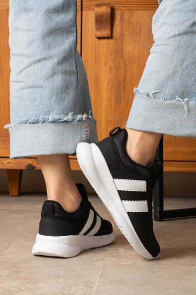 LA GRANDE VİVA KADIN SİYAH BEYAZ CASUAL AYAKKABI - Resim 2