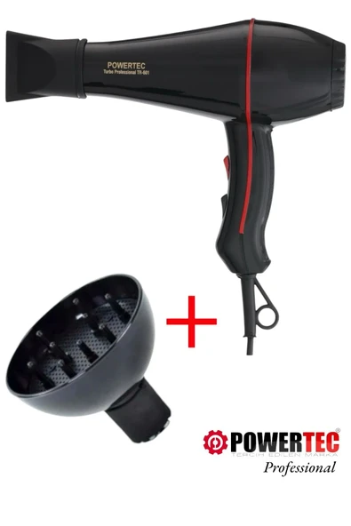 TR-601 + Vigo Başlık Profesyonel Saç Kurutma & Fön Makinesi( Kuaförlerin Tercihi) - 2