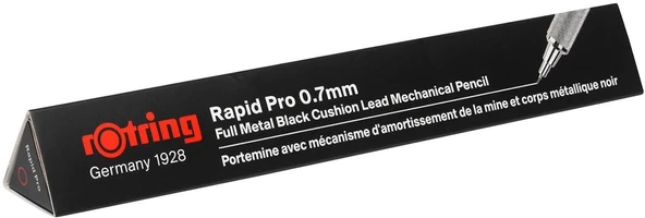 Rotring Rapid Pro Versatil Kalem 0.7 Siyah 1904257 - 6