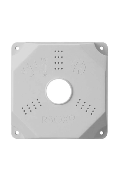 Wx8 Plastik 10Adet Kamera Montaj Buatı Beyaz - 3
