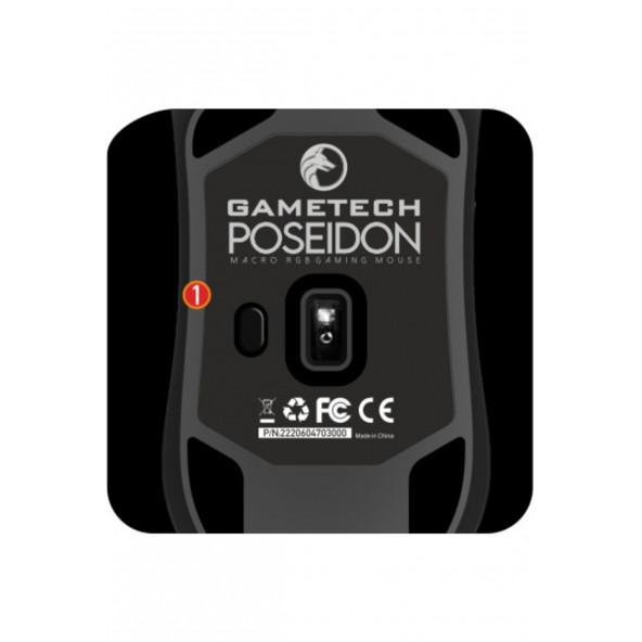 Gametech Poseidon 10.000Dpi-3325 Sensör Oyuncu Mouse - 8