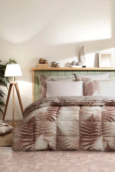 Özdilek Love Ladder Çift Kişilik Uyku Seti Kahve - Resim 2