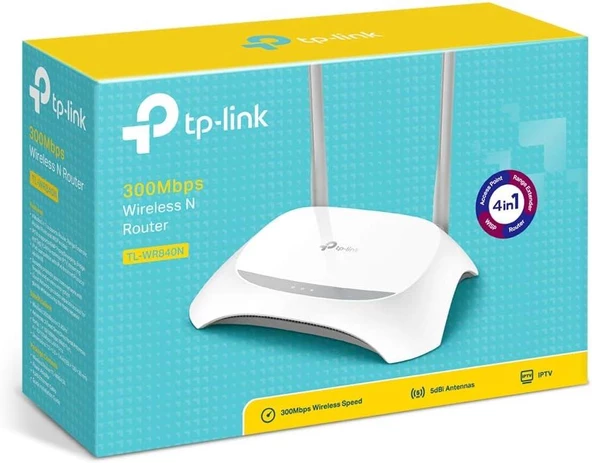 TP-Link TL-WR840N 4 Port 300 Mbps Router Teşhir - Resim 4