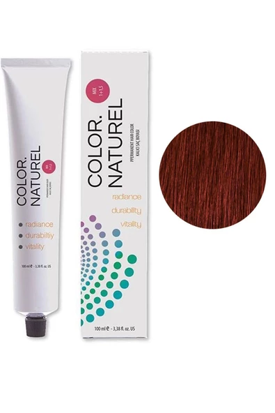 Color Naturel Saç Boyası 5.66 Koyu Yoğun Kızıl 100 ml