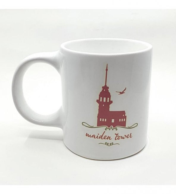 Kız Kulesi Kulesi Temalı 3D Döner Objeli Kupa Bardak - 2