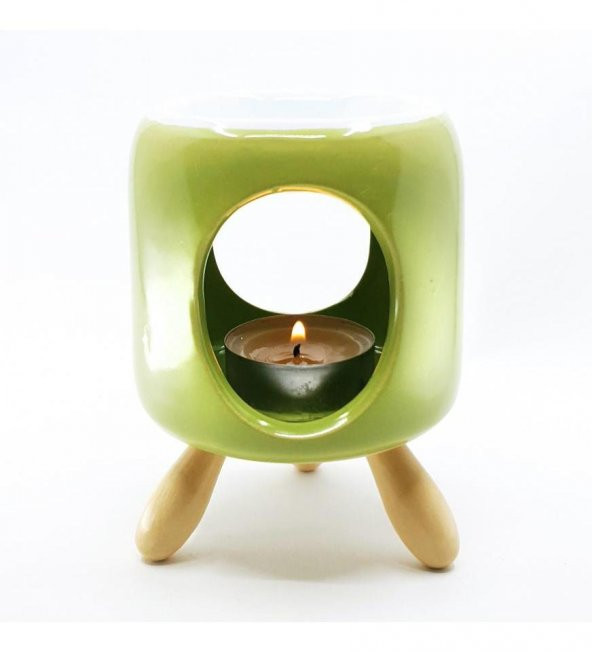 Bambu Ayaklı Renkli Buhurdanlık - 2