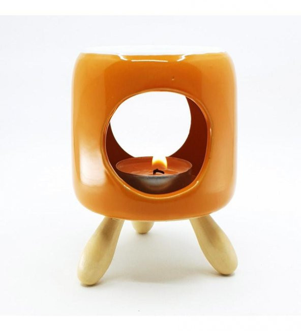 Bambu Ayaklı Renkli Buhurdanlık - 3