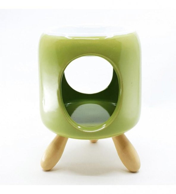 Bambu Ayaklı Renkli Buhurdanlık - 5