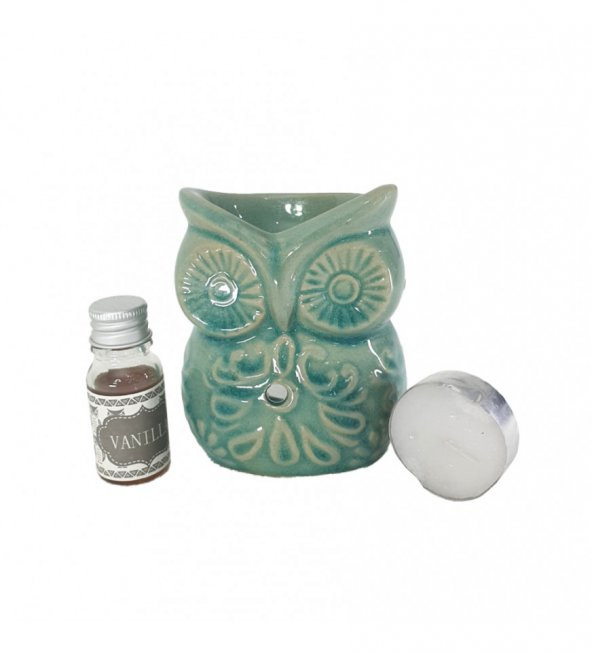 Baykuş Görünümlü Buhurdanlık Set - Resim 2