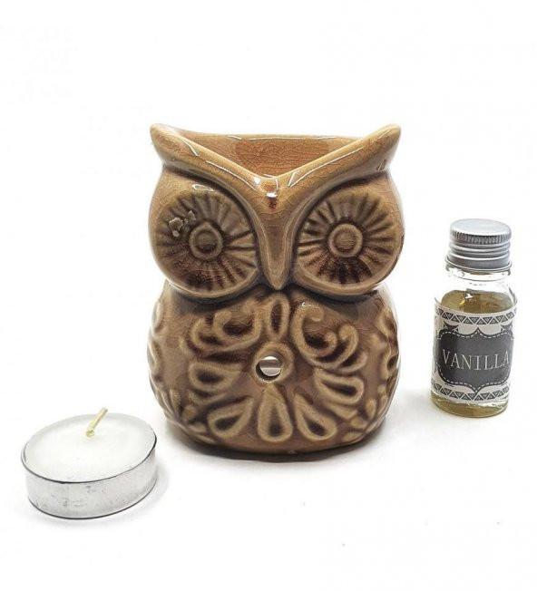 Baykuş Görünümlü Buhurdanlık Set - Resim 3