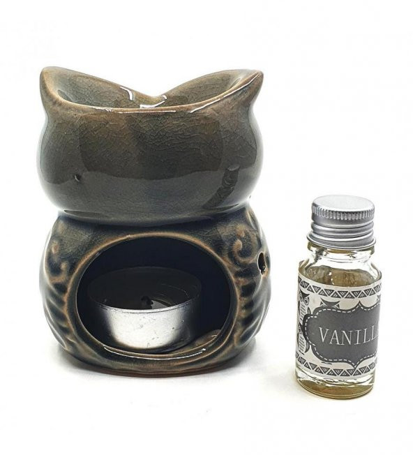 Baykuş Görünümlü Buhurdanlık Set - Resim 7