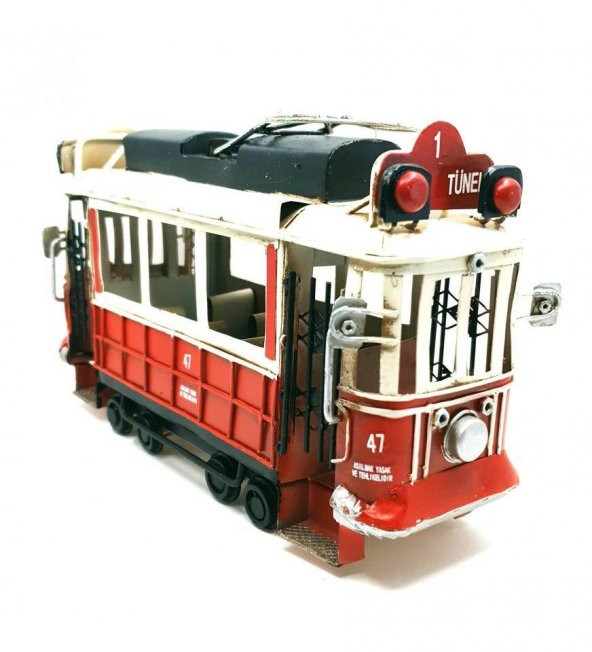 Dekoratif Metal Taksim Tramvay Büyük Boy - 2