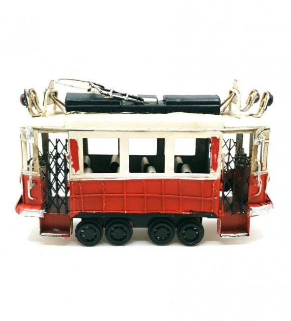 Dekoratif Metal Taksim Tramvay Orta Boy - Resim 3