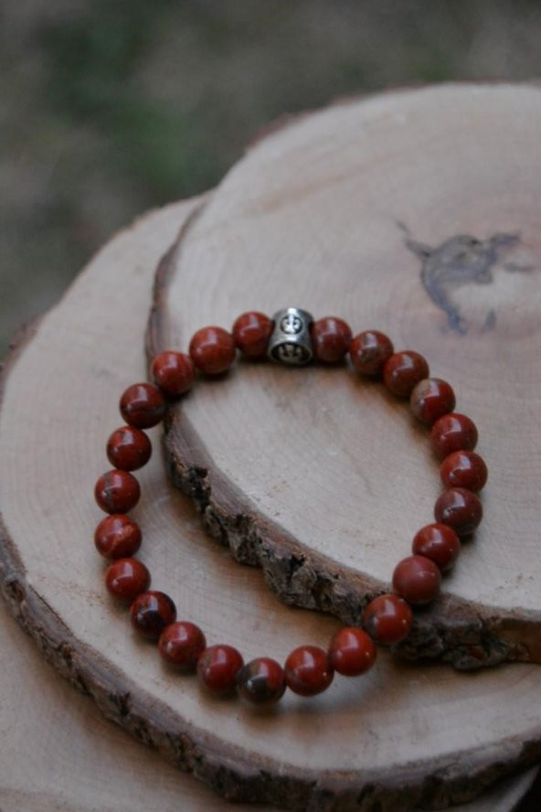 STONEAGE Jasper Doğal Taş Bay Bayan Unisex Bileklik