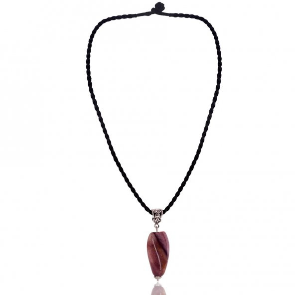 STONEAGE JEWELLERY Jasper Doğal Taş Bayan Kolye - 3