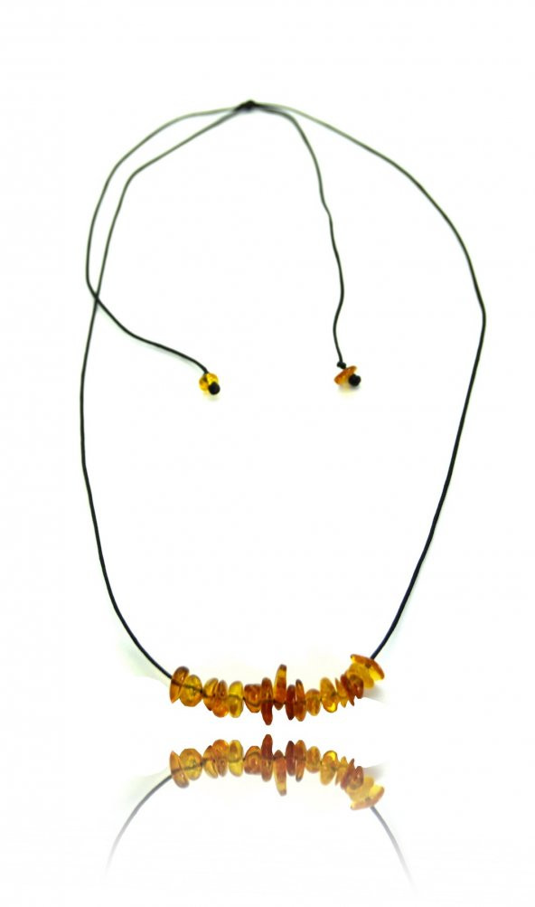STONEAGE JEWELLERY Kehribar Anti Alerjik Bayan Kolye - 2