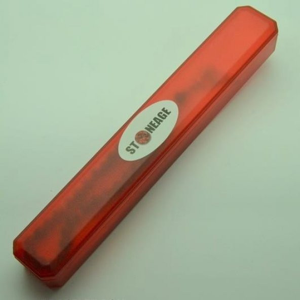 STONEAGE JEWELLERY Mor Akik Güç Doğal Taş Tesbih - Resim 4